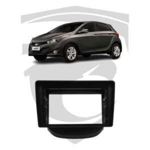 Moldura Hyundai HB20 (2012 a 2019) Preta 9" Fiamon
