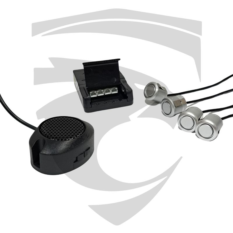 Sensor de Estacionamento 4 pontos Sonoro Prata Uppertech - Imagem 2