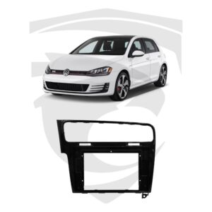 Moldura VW Golf (2014 a 2019) Black Piano 10" Expex