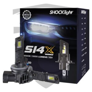 Ultra LED Nano S14X H27 5000LM 6500K 22W 12V Shocklight