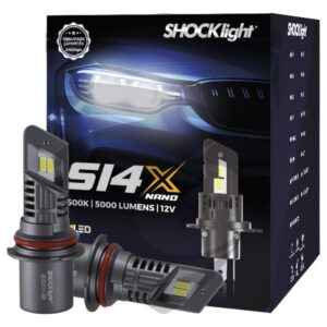 Ultra LED Nano S14X 9007 HB5 5000LM 6500K 22W 12V Shocklight