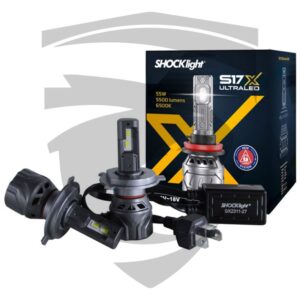 Ultra LED S17X H4 5500LM 6500K 55W 12V Shocklight