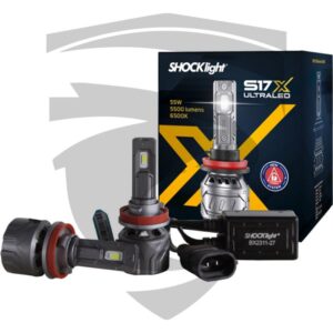Ultra LED S17X H8 / H9 / H11 / H16-2 5500LM 6500K 55W 12V Shocklight