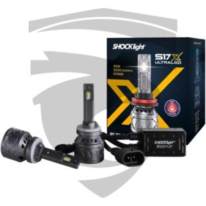 Ultra LED S17X H27 5500LM 6500K 55W 12V Shocklight