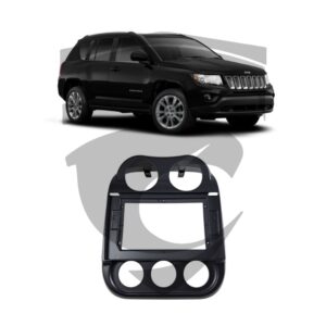 Moldura Jeep Compass (2011 a 2016) Preto Fosco 10" Uppertech
