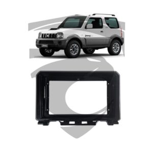 Moldura Suzuki Jimny (2019 a 2021) Black Piano 9" Uppertech