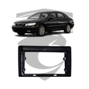 Moldura Hyundai Azera (2007 a 2011) Preto Fosco 9" Uppertech