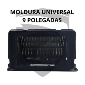 Moldura Universal Preto Fosco 9" Uppertech