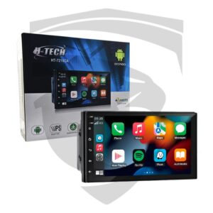 Multimídia 7" Android HT-7210CA c/ Apple Carplay e Espelhamento Sem Fio | 2GB RAM | 32GB de Memória H-Tech