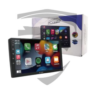 Multimídia 9" Android HT-8930CA c/ Apple Carplay e Espelhamento Sem Fio | Octacore | 3GB RAM | 32GB de Memória H-Tech