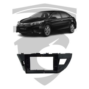 Moldura Toyota Corolla (2014 a 2017) Black Piano 10" Fiamon
