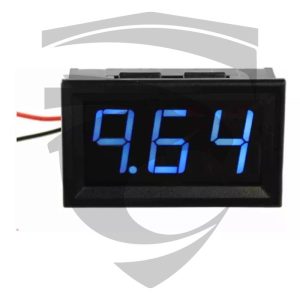 Voltímetro Digital 3 Vias Bivolt Azul ASX