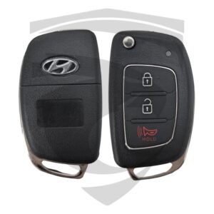 Chave Canivete Completa Hyundai 3 Botões Universal