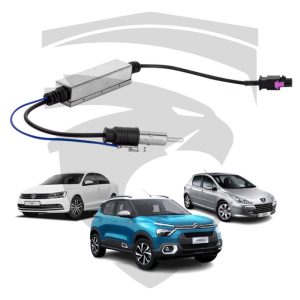 Conector Adaptador de Antena Amplificado Específico Audi | BMW | Citroen | GM | Peugeot | VW Expex
