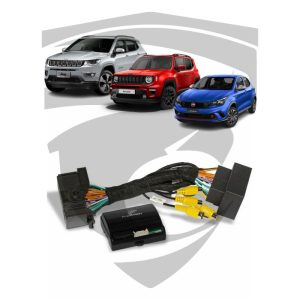Interface de Câmera de Ré e Frontal Fiat Argo e Cronos  | Jeep Compass e Renegade (2018 a 2020) FIC FI-02 Flexitron