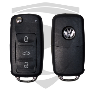 Chave Canivete Completa VW G6 3 Botões (433MHZ Completa)