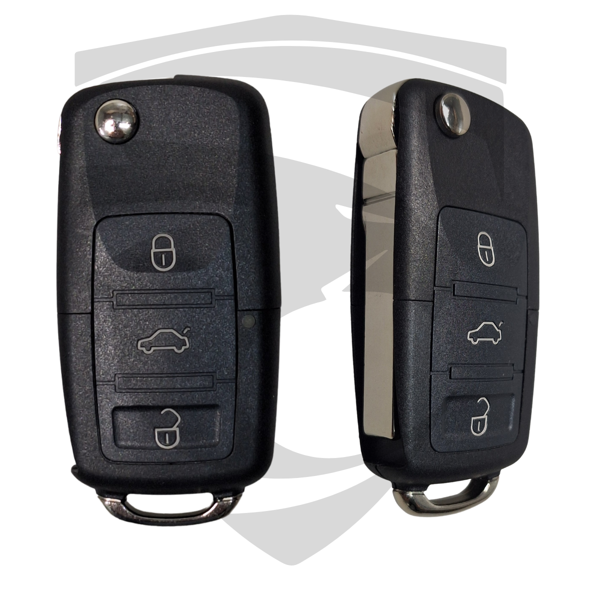 Chave Canivete Completa VW G5 3 Botões (433MHZ Completa) - Imagem 2