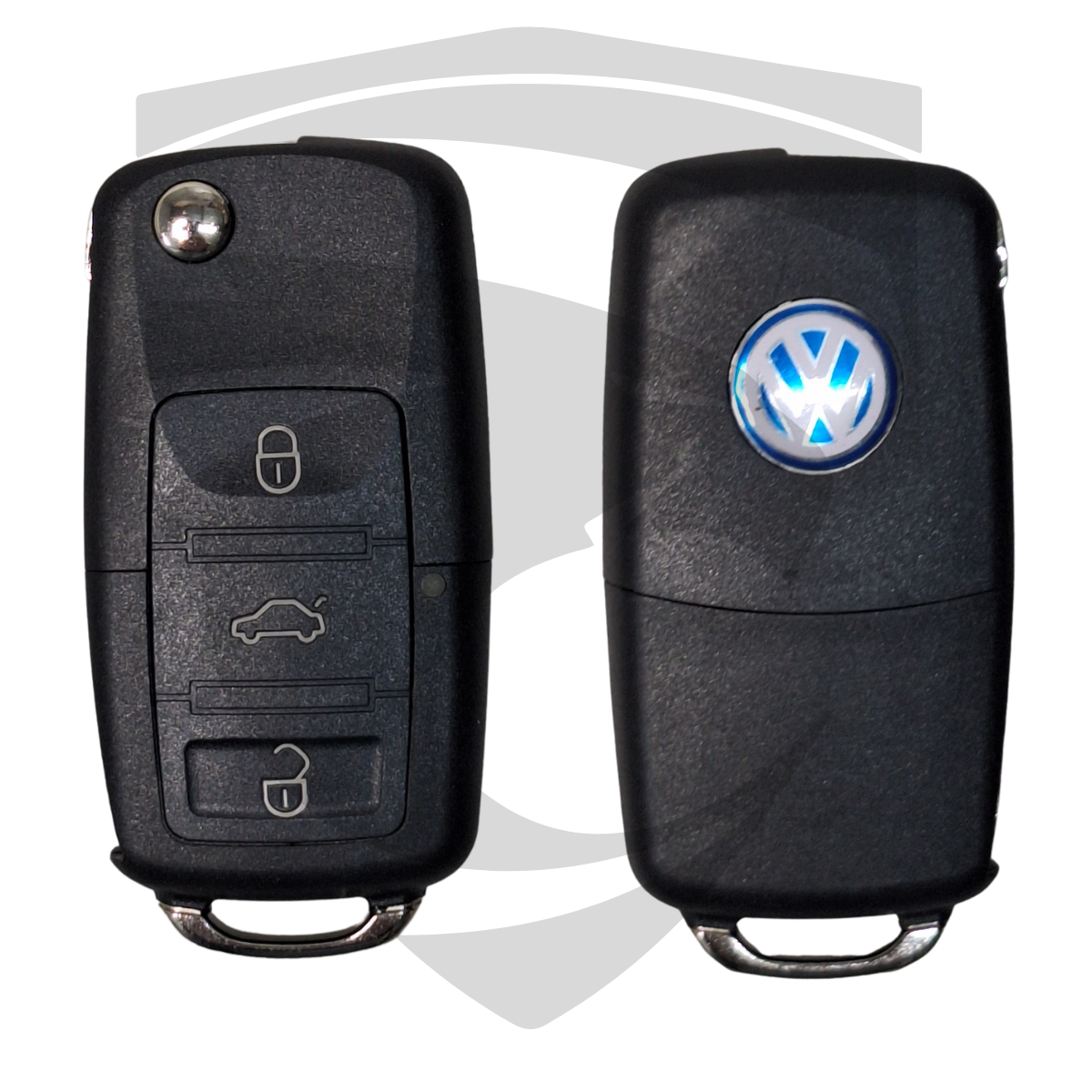 Chave Canivete Completa VW G5 3 Botões (433MHZ Completa)