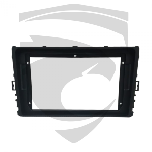 Moldura VW Novo Polo / Virtus / T-Cross / Nivus Preta 9" Fiamon