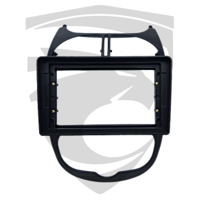Moldura Peugeot 206 2001/2010 Preta 9" Fiamon