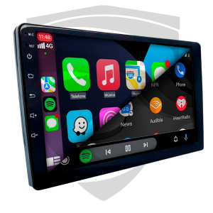 Multimídia 9″ Android HT-9240CA c/ Apple Carplay e Android Auto Sem Fio | 4GB RAM | 64GB de Memória H-tech