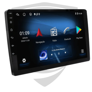 Multimídia 9" Android OctaPlay Octacore | 4GB RAM | 64GB  de Memória Ultron Uppertech