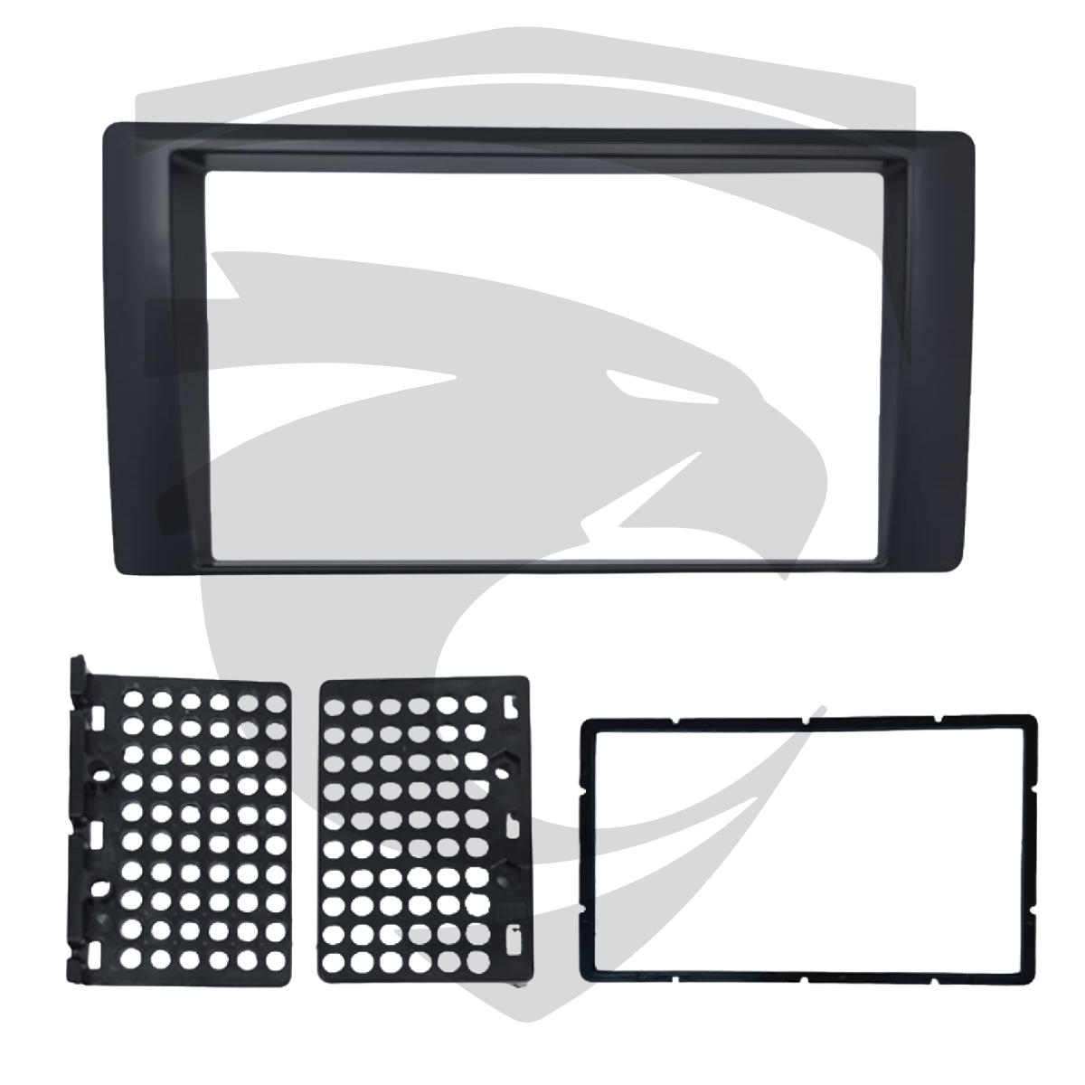 Moldura GM S10 Pitbull e Blazer 2001/2011 Grafite 7" Fiamon - Imagem 2