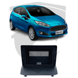 Moldura Ford New Fiesta (fabricado no México) Hatch 2012 e Sedan 2011/14 Preta 9" Fiamon