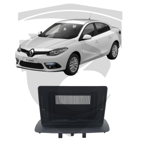 Moldura Renault Fluence 2011/2018 Preta 9" Fiamon