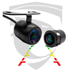 Câmera de Ré Borboleta 2x1 Função Ré/Frontal 160° CR520 H-tech