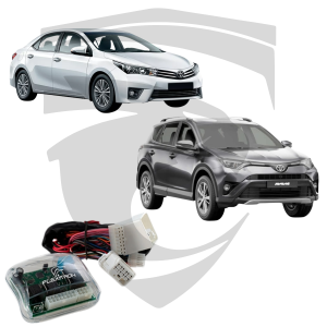 Módulo Acionador de Vidros Elétricos Plug & Play Toyota Corolla GLI (2015 a 2019) / RAV4 (2010 a 2019) Flexitron