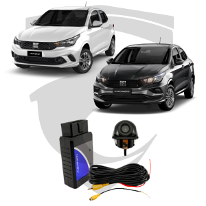 Interface de Câmera de Ré Fiat Argo / Cronos 2024 e 2025 c/ Tela de 7" Continental Flexitron