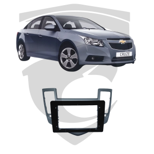 Moldura GM Cruze 2011 a 2016 Prata 9" Fiamon